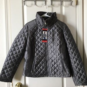 NWT Gray Puffer Coat
